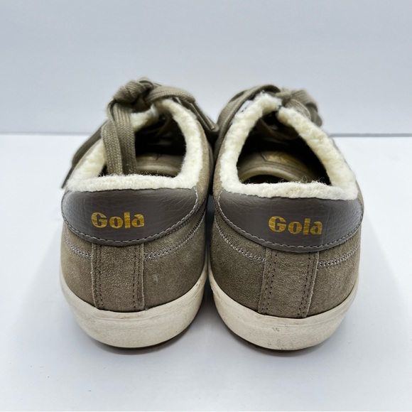 Gola Tan Suede Nordic Sherpa Sneakers Shoes Leather Size 9 Women's - Picture 13 of 14